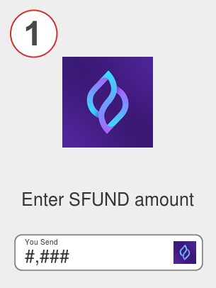 Exchange sfund to dot - Step 1