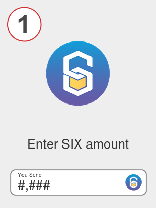 Exchange six to xrp - Step 1