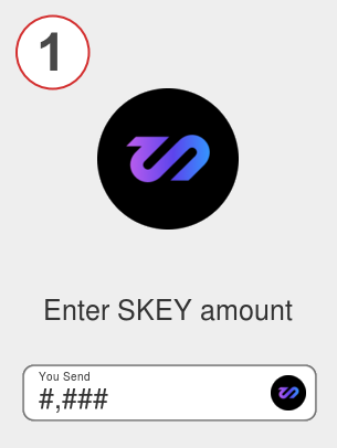 Exchange skey to lunc - Step 1