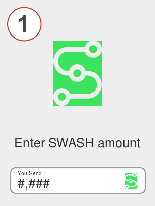 Exchange swash to busd - Step 1