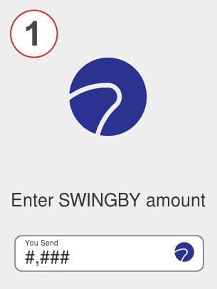 Exchange swingby to bnb - Step 1