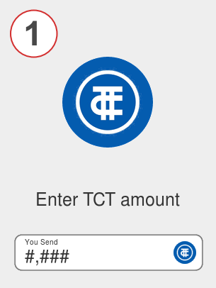 Exchange tct to eth - Step 1