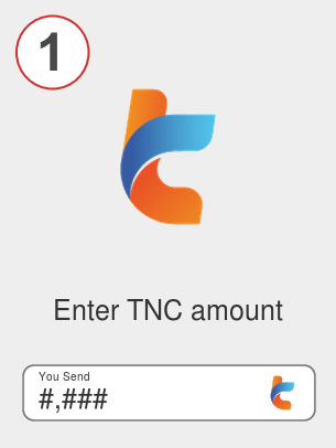 Exchange tnc to busd - Step 1
