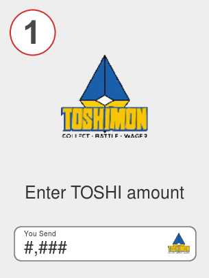 Exchange toshi to btc - Step 1