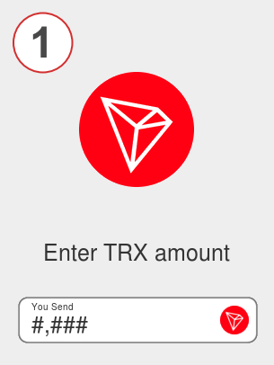 Exchange trx to fet - Step 1