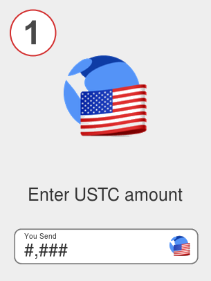 Exchange ustc to ada - Step 1