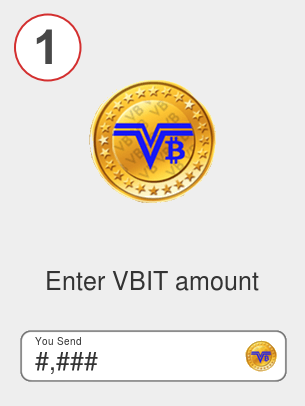 Exchange vbit to btc - Step 1