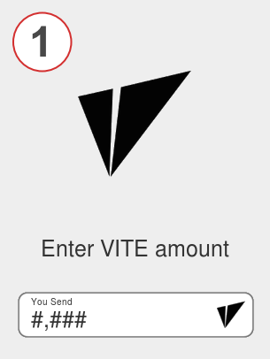 Exchange vite to xrp - Step 1