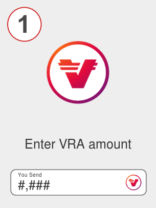 Exchange vra to eth - Step 1