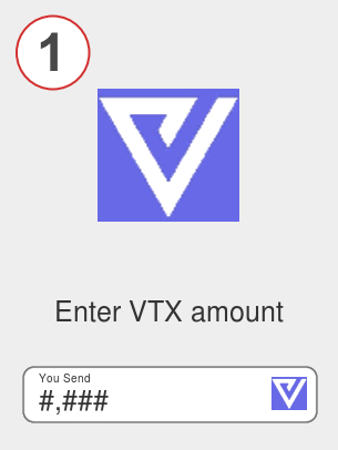 Exchange vtx to btc - Step 1