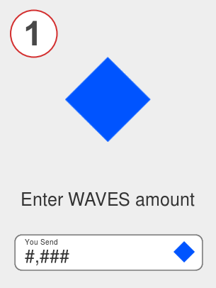 Exchange waves to doge - Step 1