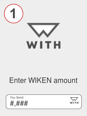 Exchange wiken to matic - Step 1
