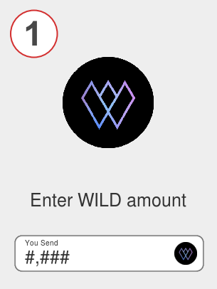 Exchange wild to xrp - Step 1