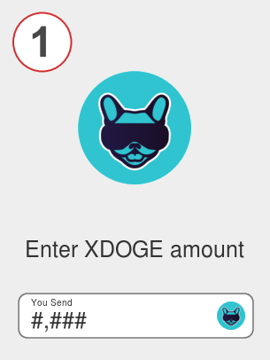 Exchange xdoge to btc - Step 1