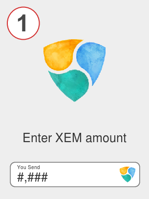 Exchange xem to busd - Step 1