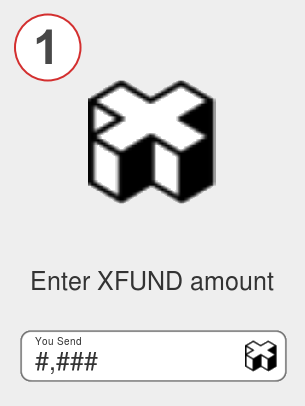Exchange xfund to btc - Step 1