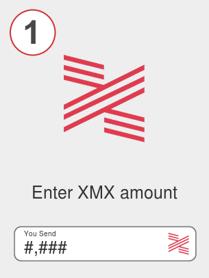 Exchange xmx to btc - Step 1
