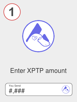 Exchange xptp to btc - Step 1