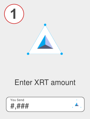 Exchange xrt to doge - Step 1