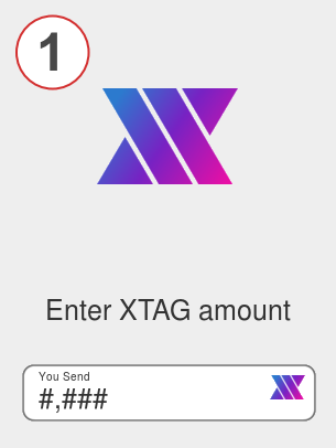 Exchange xtag to btc - Step 1
