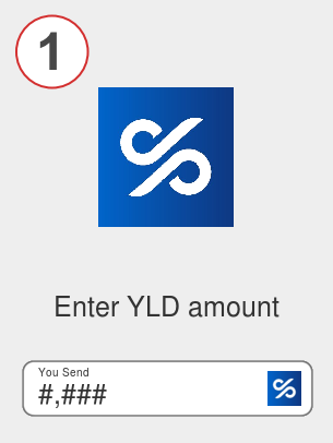 Exchange yld to eth - Step 1