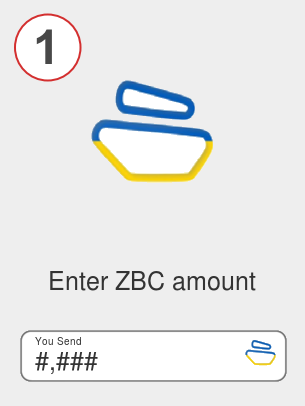 Exchange zbc to ada - Step 1