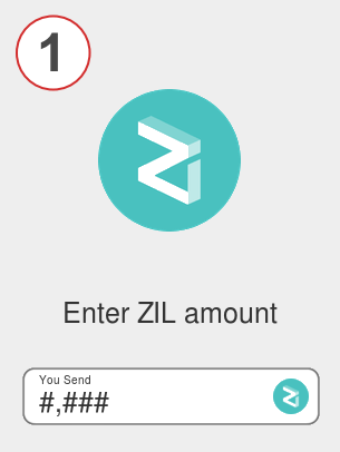 Exchange zil to celo - Step 1