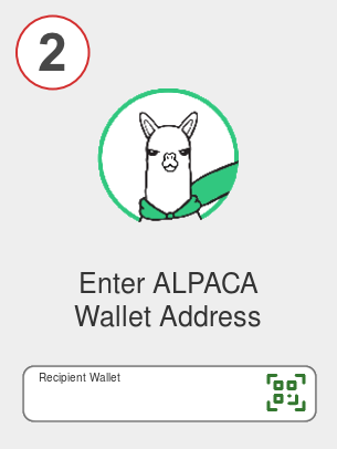 Exchange ada to alpaca - Step 2