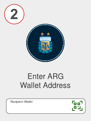 Exchange ada to arg - Step 2