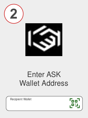 Exchange ada to ask - Step 2