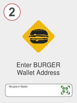Exchange ada to burger - Step 2