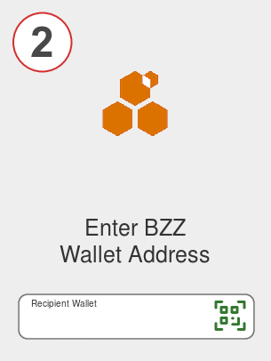 Exchange ada to bzz - Step 2