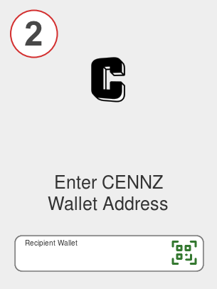 Exchange ada to cennz - Step 2