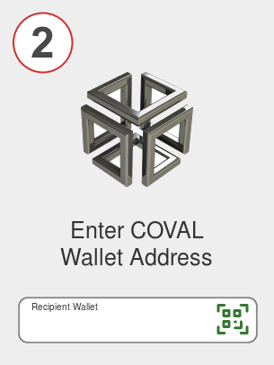 Exchange ada to coval - Step 2