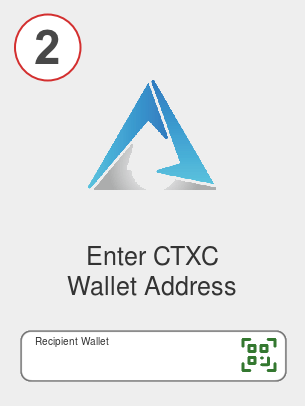 Exchange ada to ctxc - Step 2