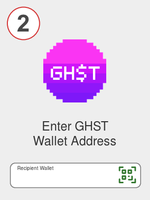 Exchange ada to ghst - Step 2
