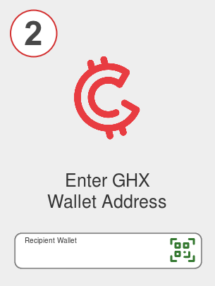 Exchange ada to ghx - Step 2