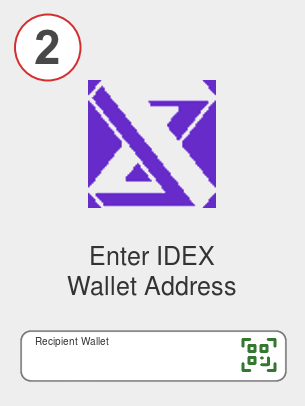 Exchange ada to idex - Step 2