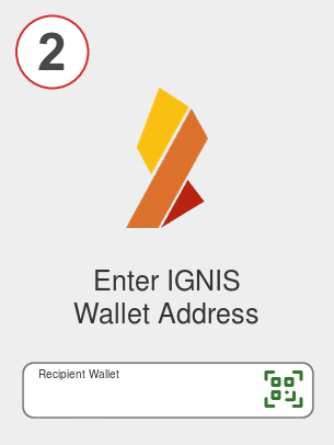 Exchange ada to ignis - Step 2