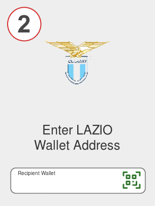 Exchange ada to lazio - Step 2