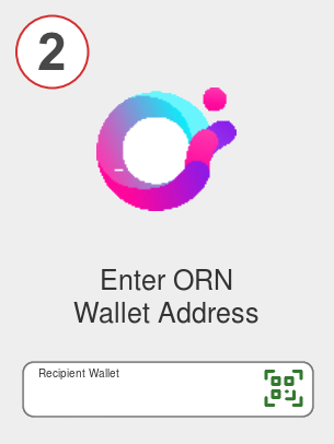Exchange ada to orn - Step 2
