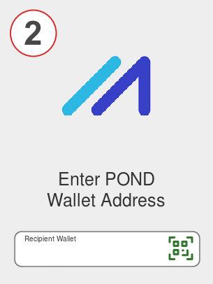 Exchange ada to pond - Step 2