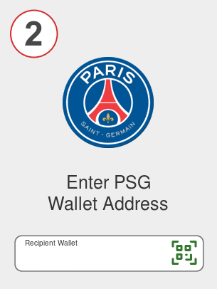 Exchange ada to psg - Step 2