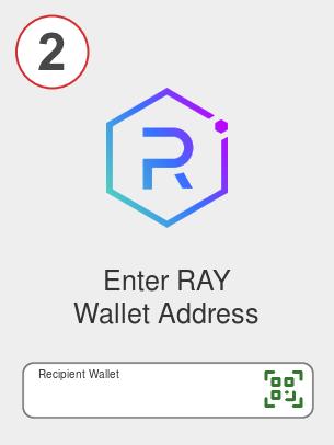 Exchange ada to ray - Step 2