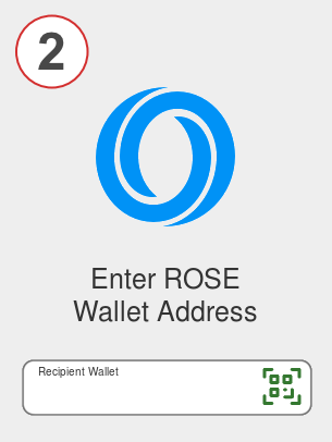 Exchange ada to rose - Step 2
