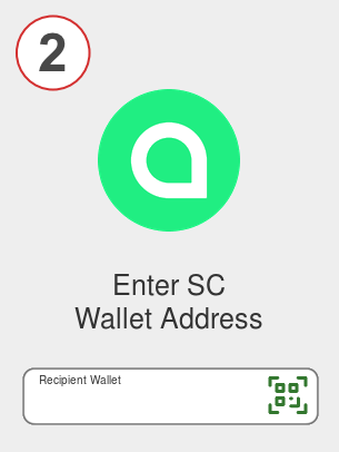Exchange ada to sc - Step 2