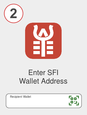 Exchange ada to sfi - Step 2
