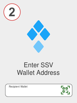 Exchange ada to ssv - Step 2