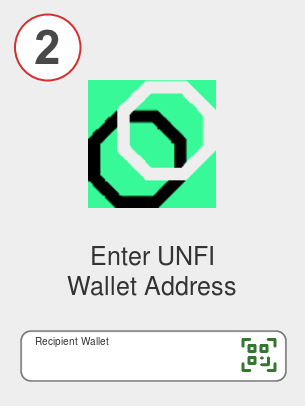Exchange ada to unfi - Step 2