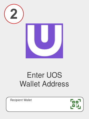 Exchange ada to uos - Step 2